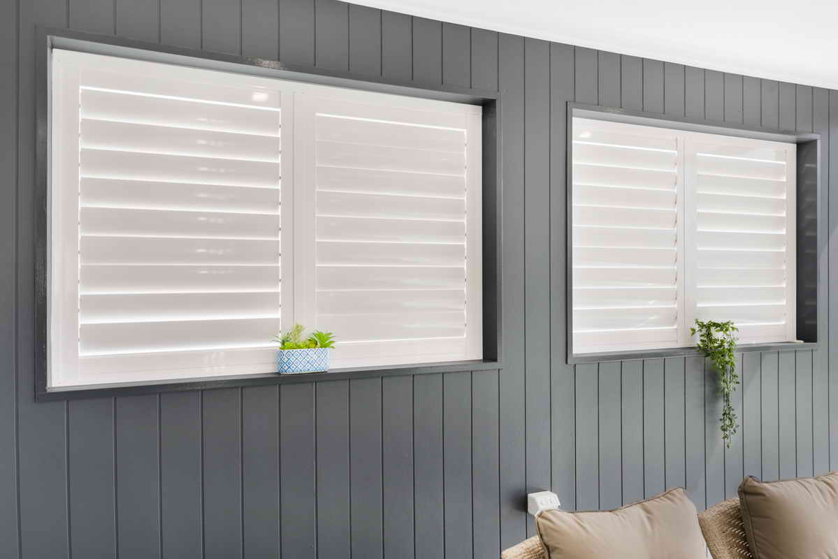 aluminium shutters sunshine coast outdoor area